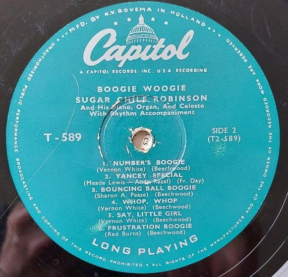 Sugar Chile Robinson : Boogie Woogie (LP, Album)