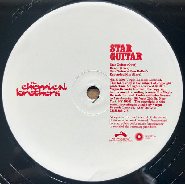 The Chemical Brothers : Star Guitar (12")