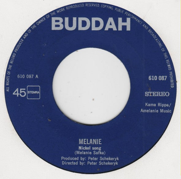 Melanie (2) : The Nickel Song (7", Single)