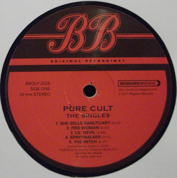 The Cult : Pure Cult (The Singles 1984 - 1995) (2xLP, Comp, RE, RM, Gat)