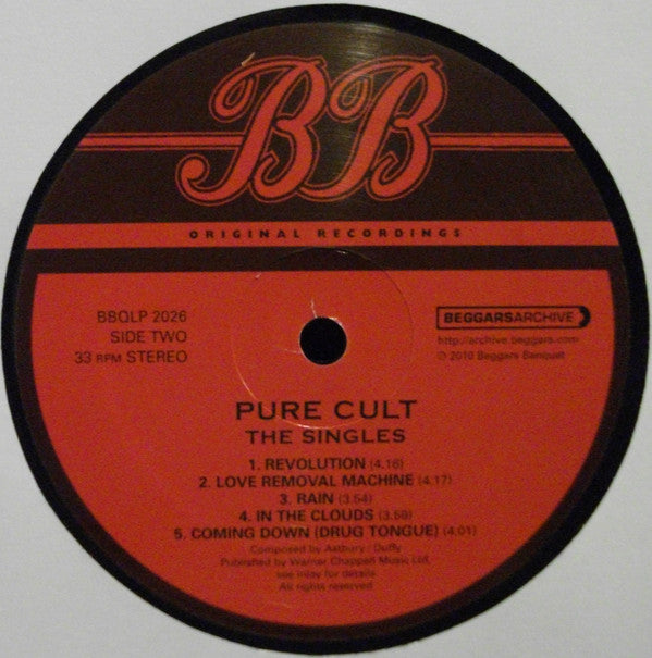 The Cult : Pure Cult (The Singles 1984 - 1995) (2xLP, Comp, RE, RM, Gat)