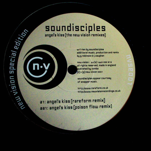 Soundisciples : Angel's Kiss (The New Vision Remixes) (12")