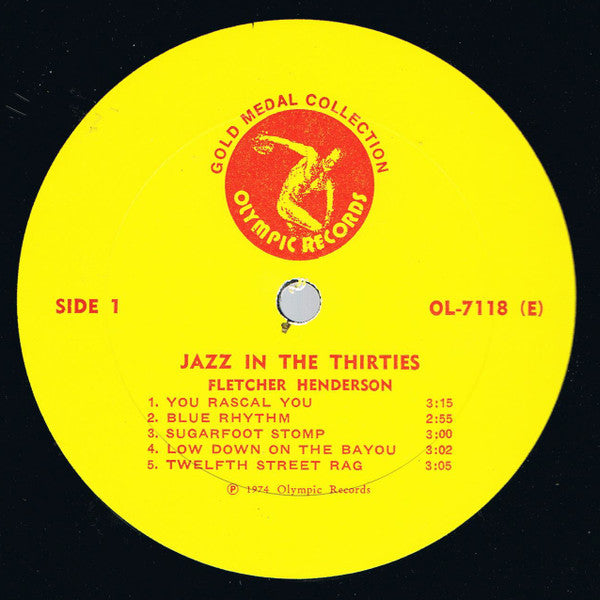 Fletcher Henderson : Harlem In The Thirties (LP, Comp, Quad)