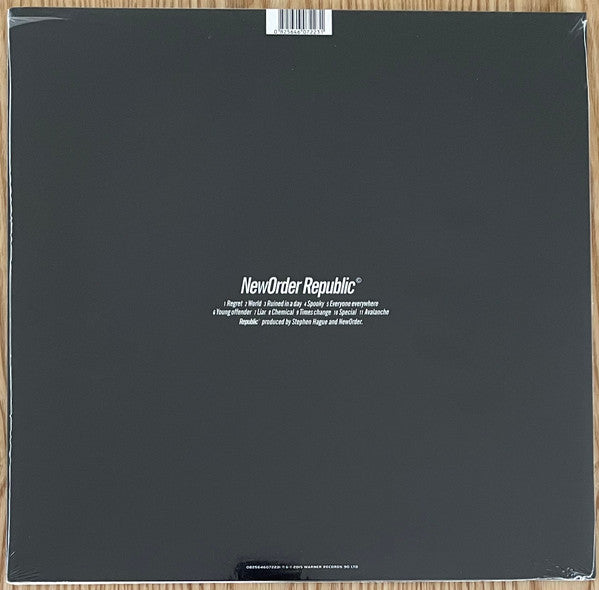 NewOrder* : Republic (LP, Album, RE, RM, 180)