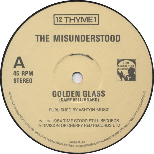 The Misunderstood : Golden Glass (12", Mono)