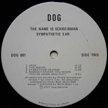 Flivva : The Name Is Schreibman - Sympathetic Ear (LP)