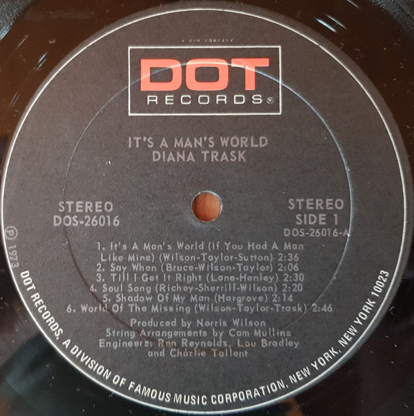 Diana Trask : It's A Man's World (LP, Album)