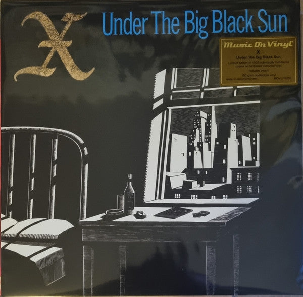 X (5) : Under The Big Black Sun (LP, Album, Ltd, Num, RE, RM, Tur)