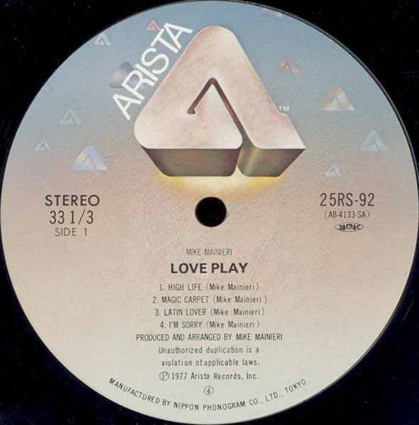 Mike Mainieri : Love Play (LP, Album)