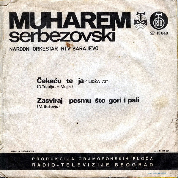 Muharem Serbezovski : Čekaću Te Ja (7", Single)