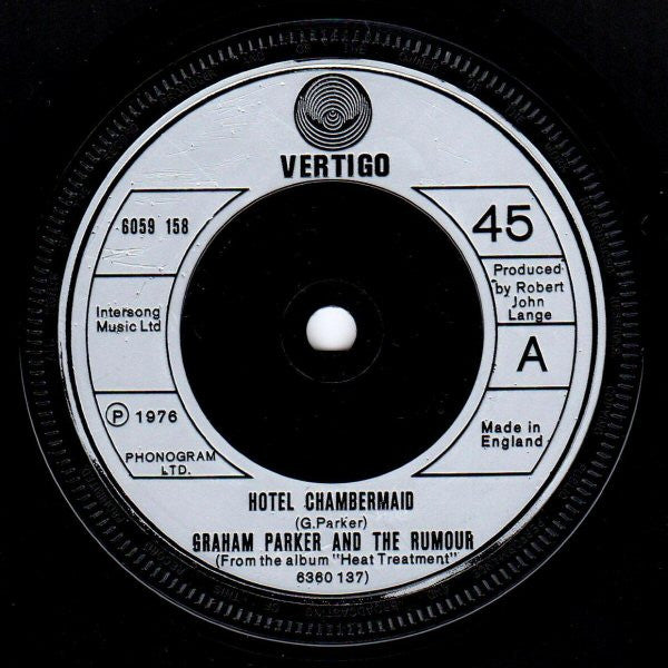 Graham Parker And The Rumour : Hotel Chambermaid (7", Single)