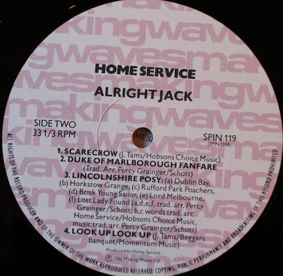 Home Service : Alright Jack (LP, Album)