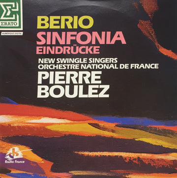 Luciano Berio, The New Swingle Singers, Orchestre National De France, Pierre Boulez : Sinfonia, Eindrücke (LP)