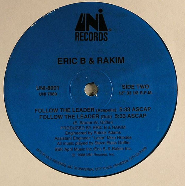 Eric B. & Rakim : Follow The Leader (12", RE)