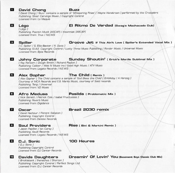 Various : Groove Tunes The Finest Collection (CD, Comp, Mixed)