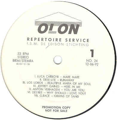 Various : Repertoire Service No. 24 (LP, Comp, Promo, Smplr)