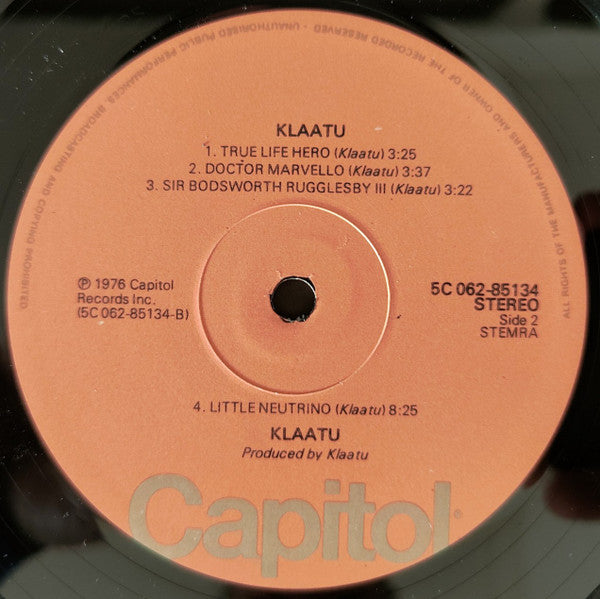 Klaatu : Klaatu (LP, Album)