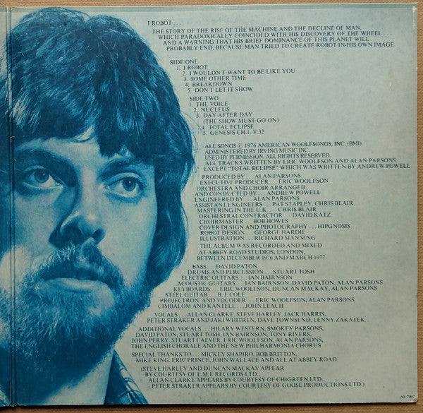 The Alan Parsons Project : I Robot (LP, Album, Gat)
