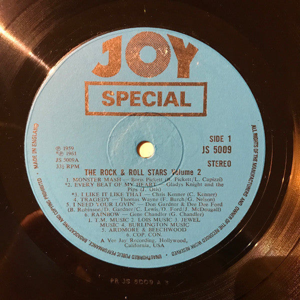Various : The Rock And Roll Stars Vol. 2 (LP, Comp)