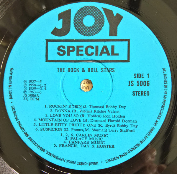 Various : The Rock & Roll Stars (LP, Comp)