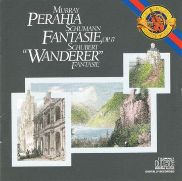 Murray Perahia, Robert Schumann / Franz Schubert : Fantasie, Op.17 / "Wanderer" Fantasie (CD, RP)