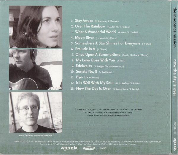 The Innocence Mission : Now The Day Is Over (CD, Album, Dig)
