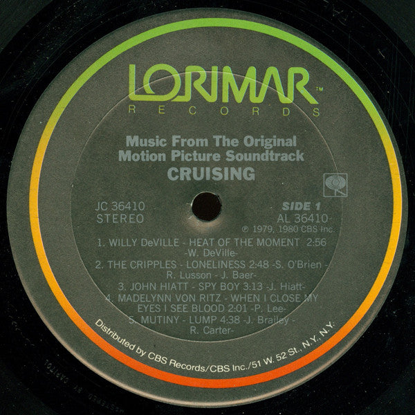 Various : Cruising (Music From The Original Motion Picture Soundtrack) (LP, Album)