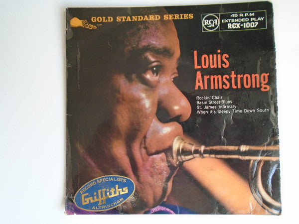 Louis Armstrong And His Orchestra : Louis Armstrong (7", EP, Comp, RE, Fou)