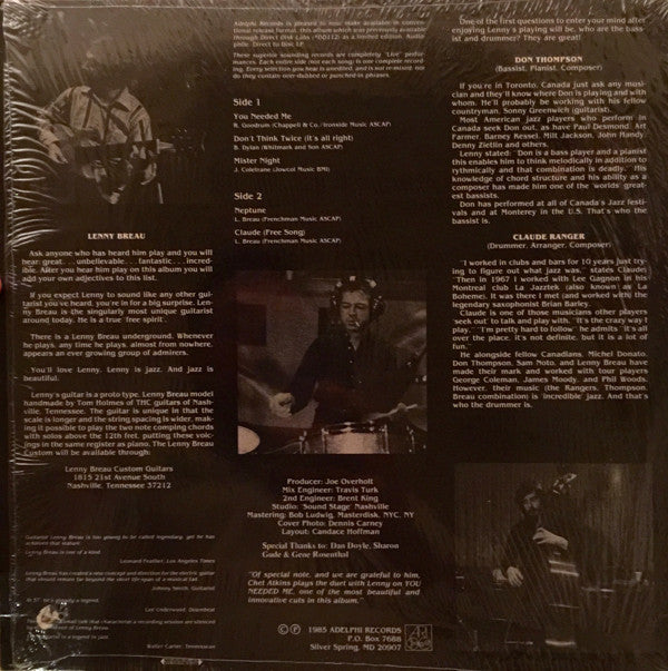 Lenny Breau Trio : Lenny Breau Trio (LP, Album, RE)