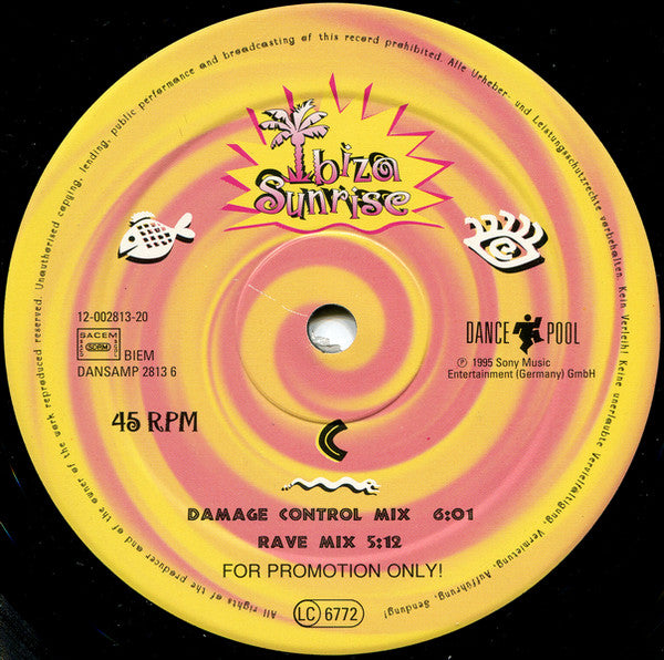 Ibiza Sunrise : Bamboleo (2x12", Promo, Gat)