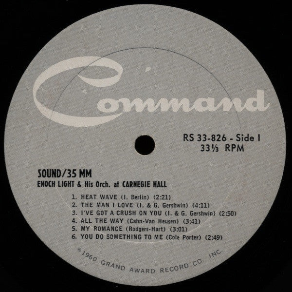 Enoch Light And His Orchestra : Sound 35/MM (LP, Album, Mono, Gat)