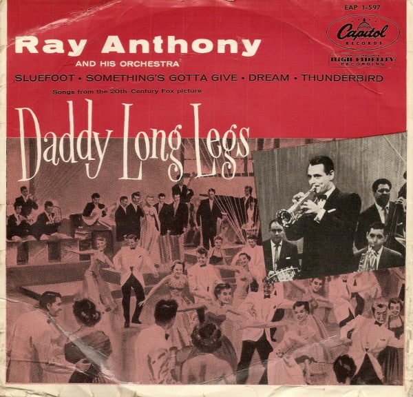 Ray Anthony & His Orchestra : Daddy Long Legs (7", EP)