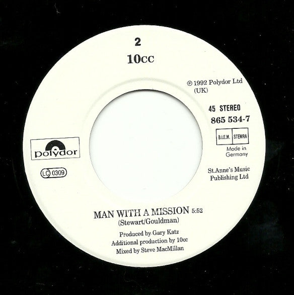 10cc : Woman In Love (7", Single)