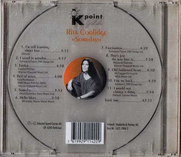 Rita Coolidge : Someday (CD, Album, RE)