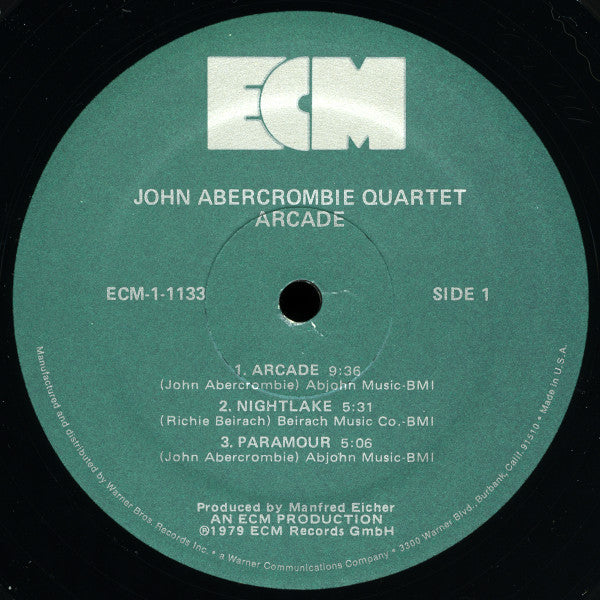 John Abercrombie Quartet : Arcade (LP, Album)