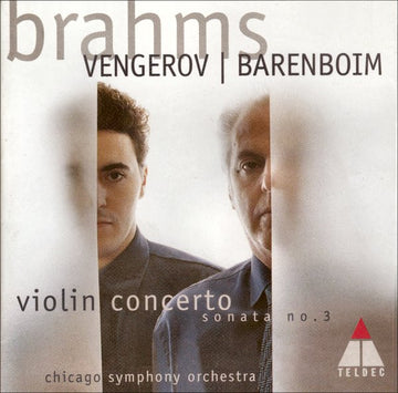 Johannes Brahms, Maxim Vengerov | Daniel Barenboim, Chicago Symphony Orchestra : Violin Concerto / Sonata No. 3 (CD)