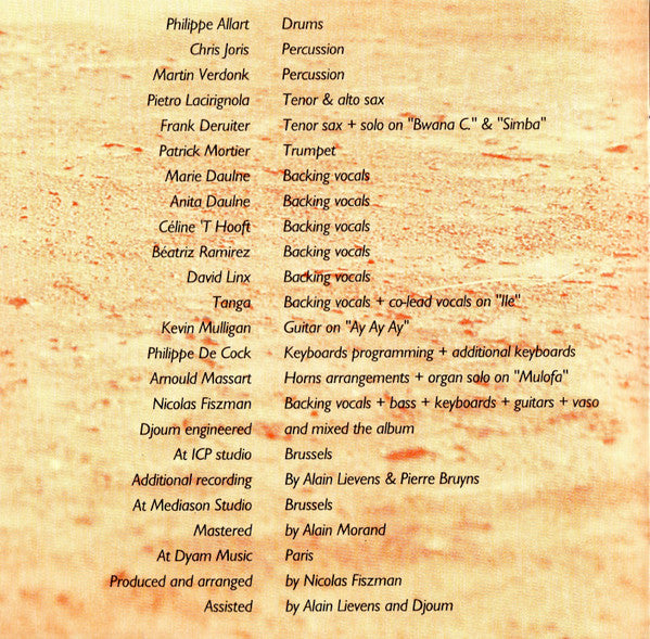 Khadja Nin : Khadja Nin (CD, Album, Ora)