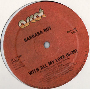 Barbara Roy : With All My Love (12", Red)