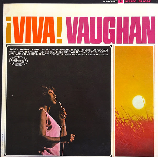 Sarah Vaughan : Viva! (LP, Album, Mono)