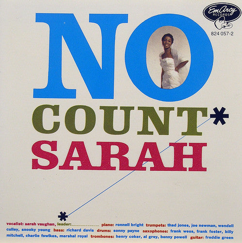 Sarah Vaughan : No Count Sarah (CD, Album, RE, RM)