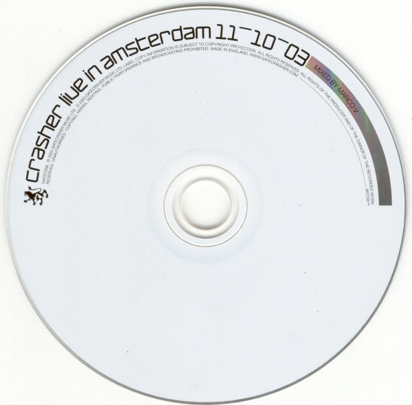 Marco V, Scott Bond : Crasher Live (2xCD, Mixed, Dig)