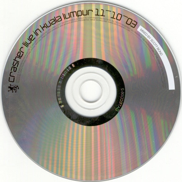 Marco V, Scott Bond : Crasher Live (2xCD, Mixed, Dig)