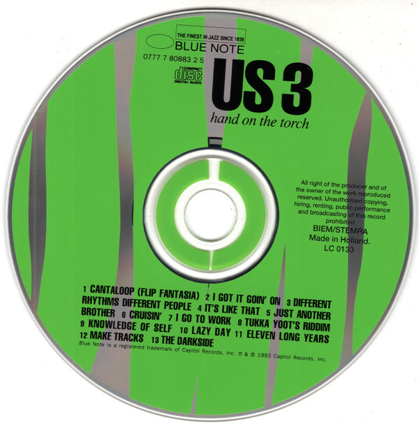 Us 3 : Hand On The Torch (CD, Album, RP)