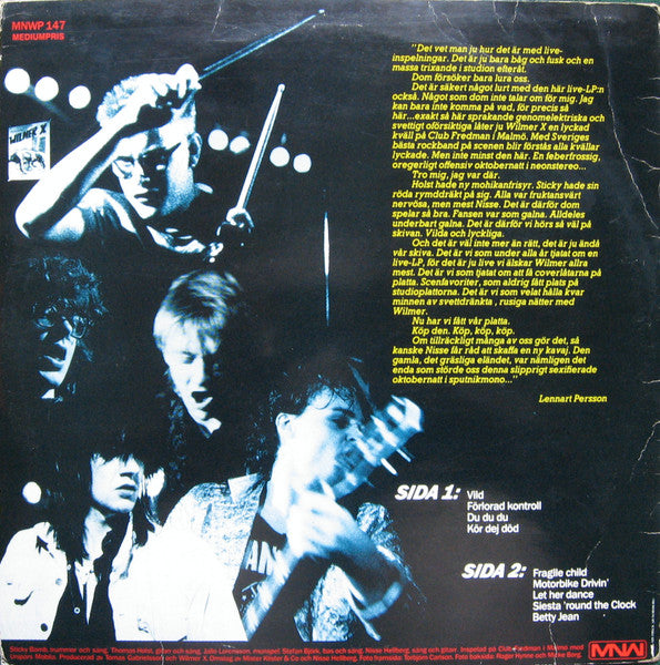 Wilmer X : V-I-L-D (LP, Album)
