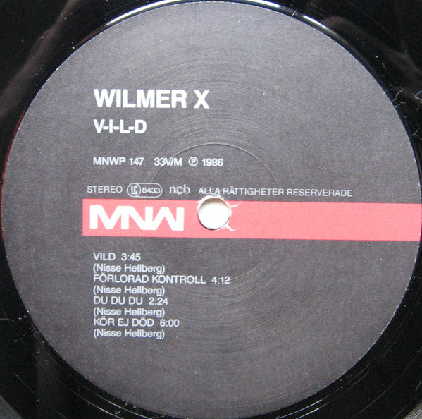 Wilmer X : V-I-L-D (LP, Album)