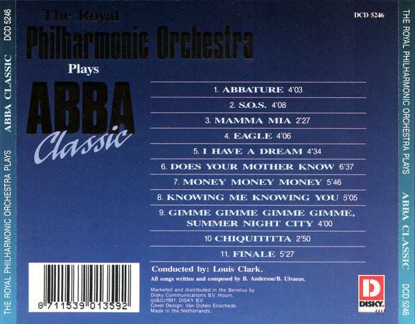 Royal Philharmonic Orchestra , Conductor: Louis Clark : Plays ABBA Classic (CD, Album)