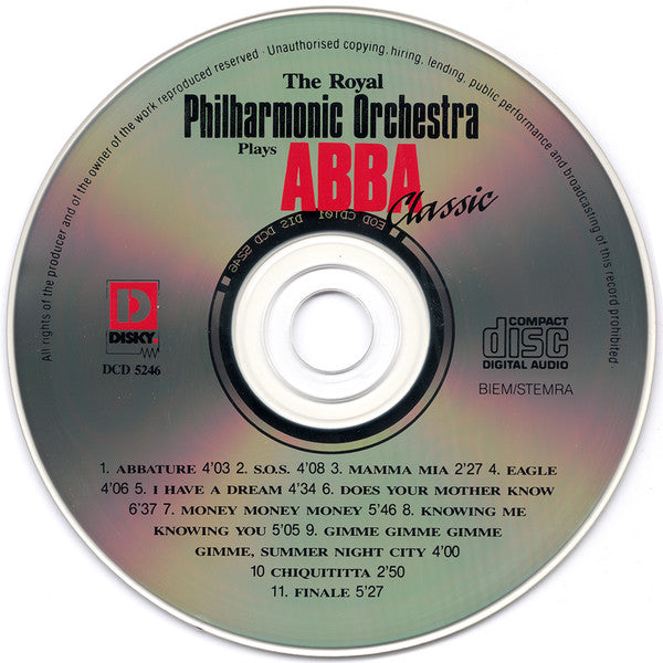 Royal Philharmonic Orchestra , Conductor: Louis Clark : Plays ABBA Classic (CD, Album)