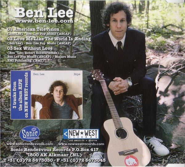 Ben Lee : Three Tracks From The Album Ripe (CD, Single, Smplr)