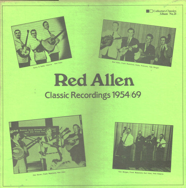Red Allen (2) : Classic Recordings, 1954-1969 (LP, Album, Comp)