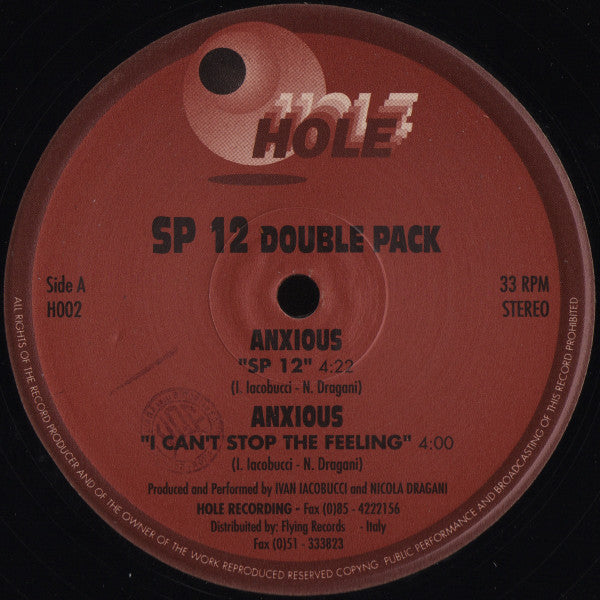 Ivan Iacobucci : SP12 Double Pack (2x12")